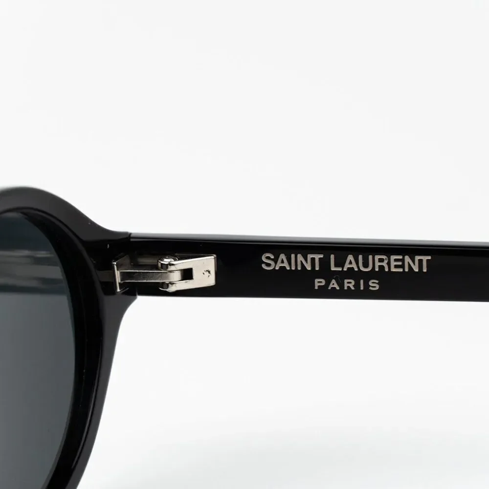 Saint Laurent Men Sunglasses Black Oval SL751 JEANNE 001 BRAND NEW